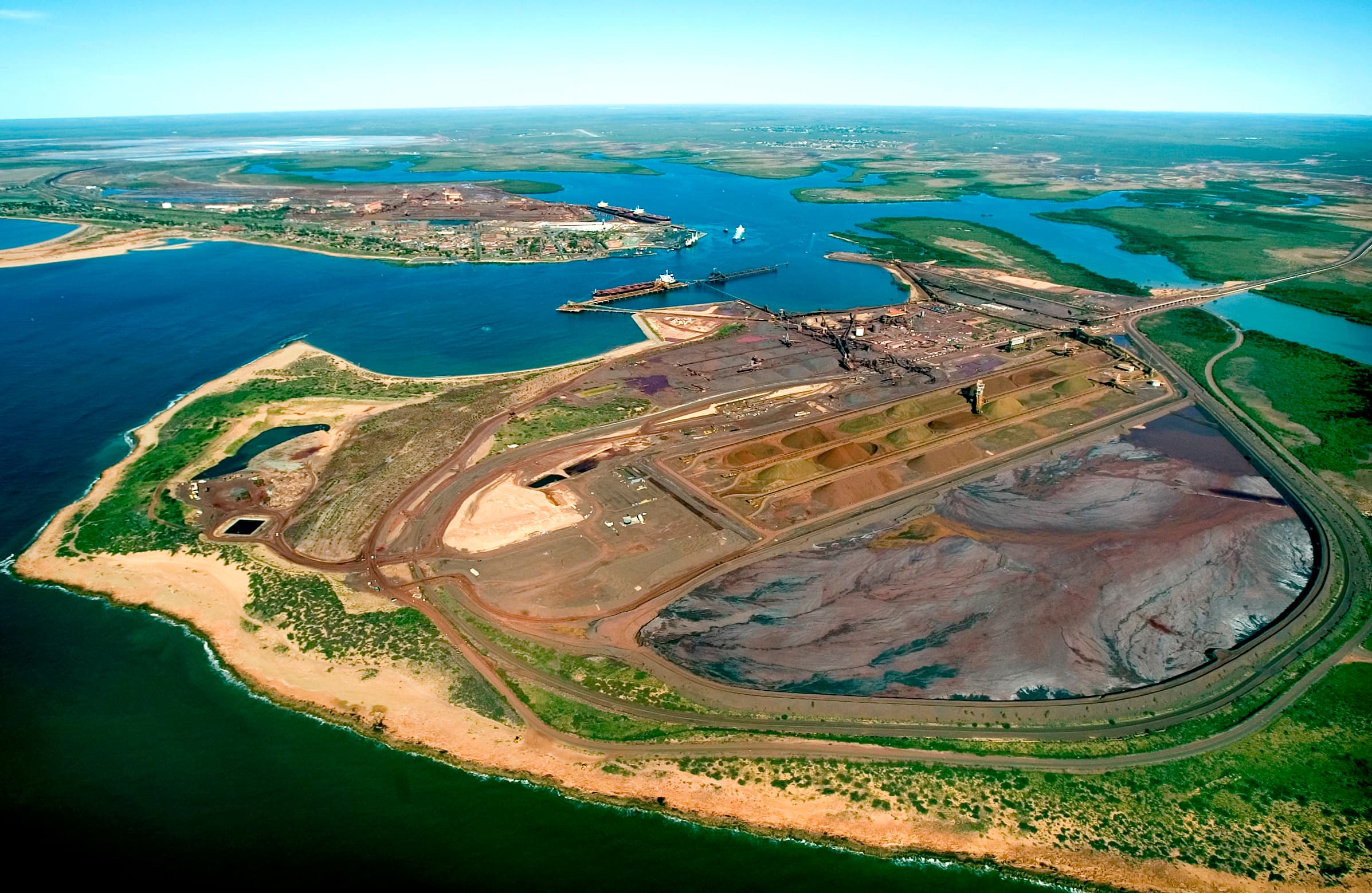 Aerial view of Finucane Island