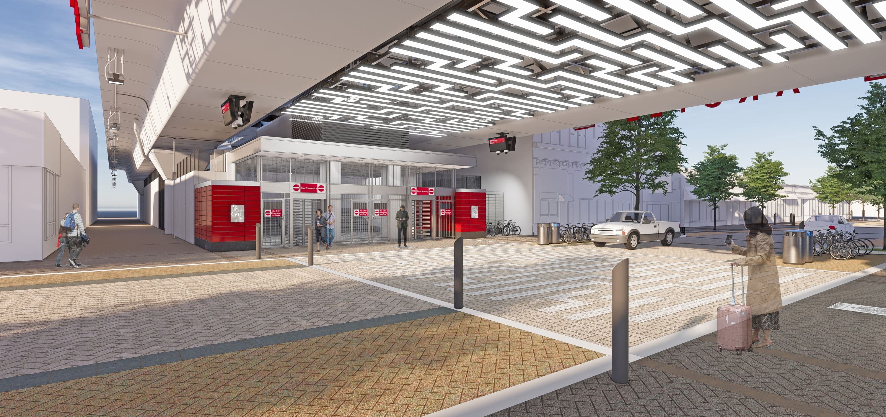 One of Four New Accessible Stations - Rendering