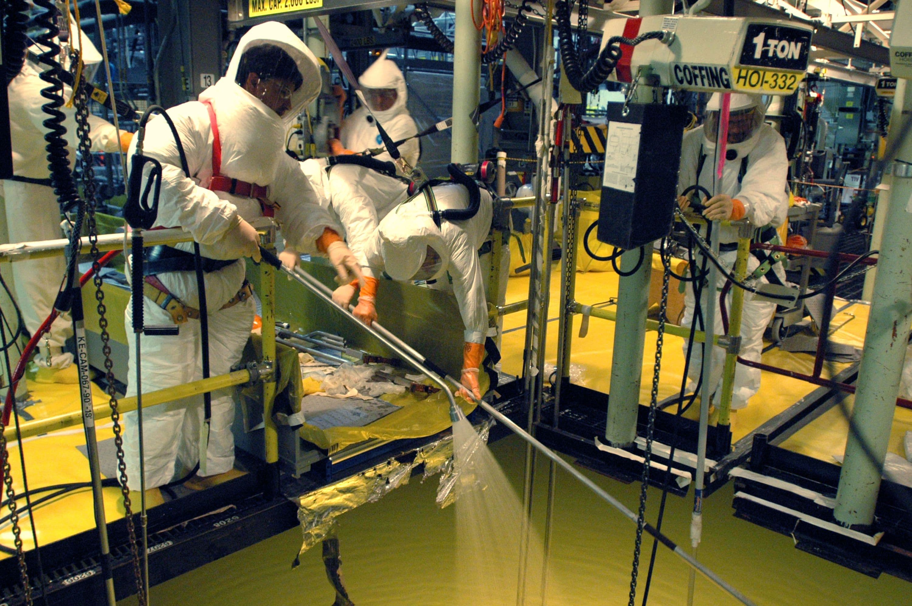 Environmental cleanup workers