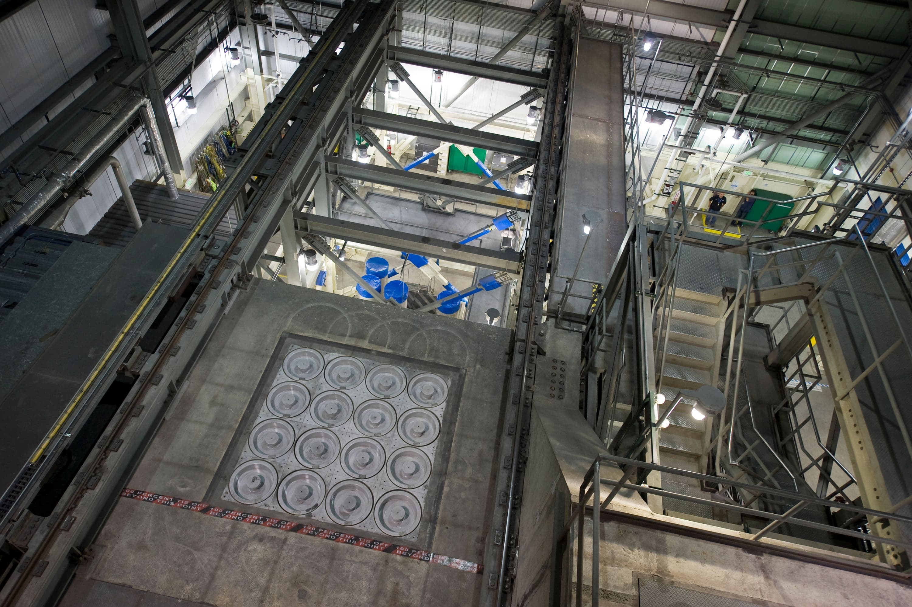 Temporary canister storage at the Integrated Waste Treatment Unit at DOE's Idaho Site
