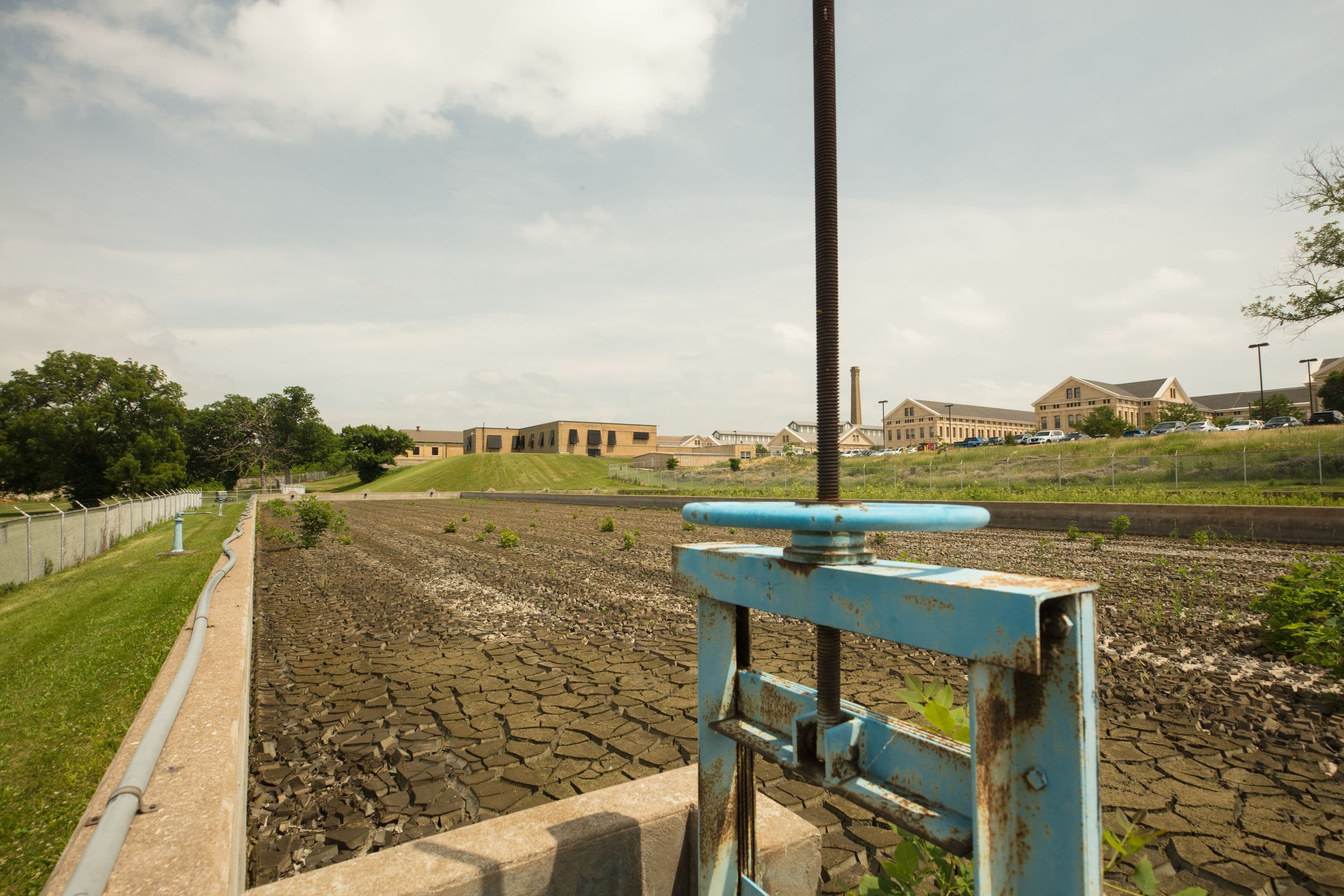 Water treatment pond