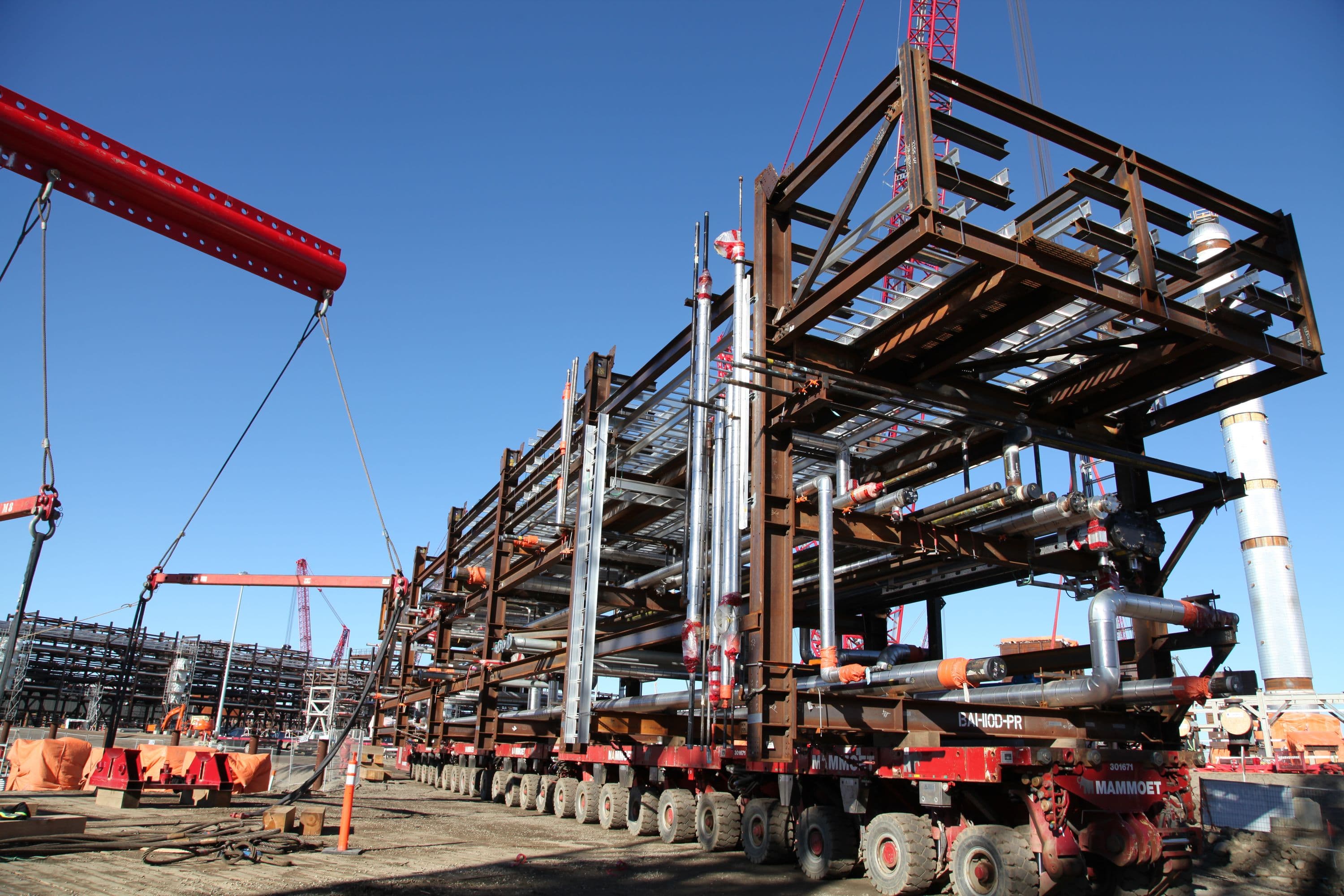 Fluor is using a modular design approach to build the project