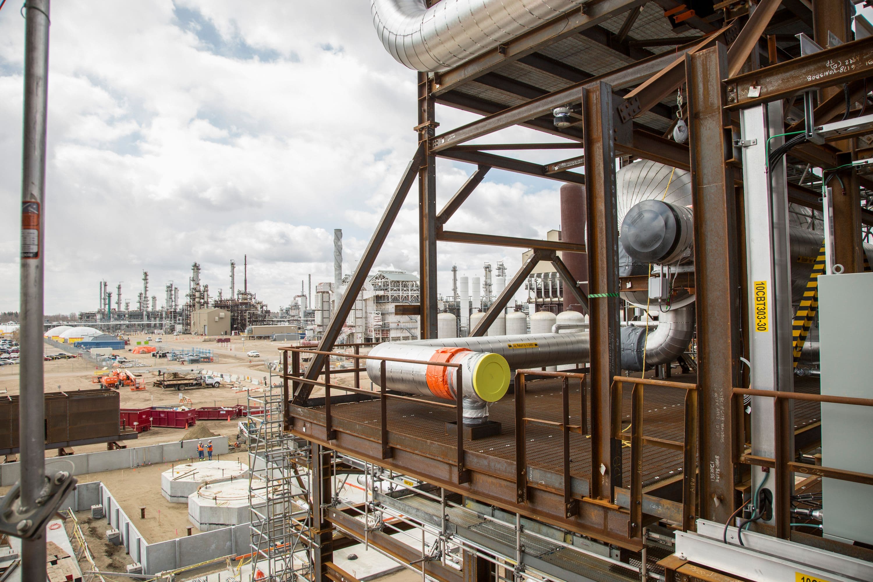 Aerial view of module 4610 DBR set in location