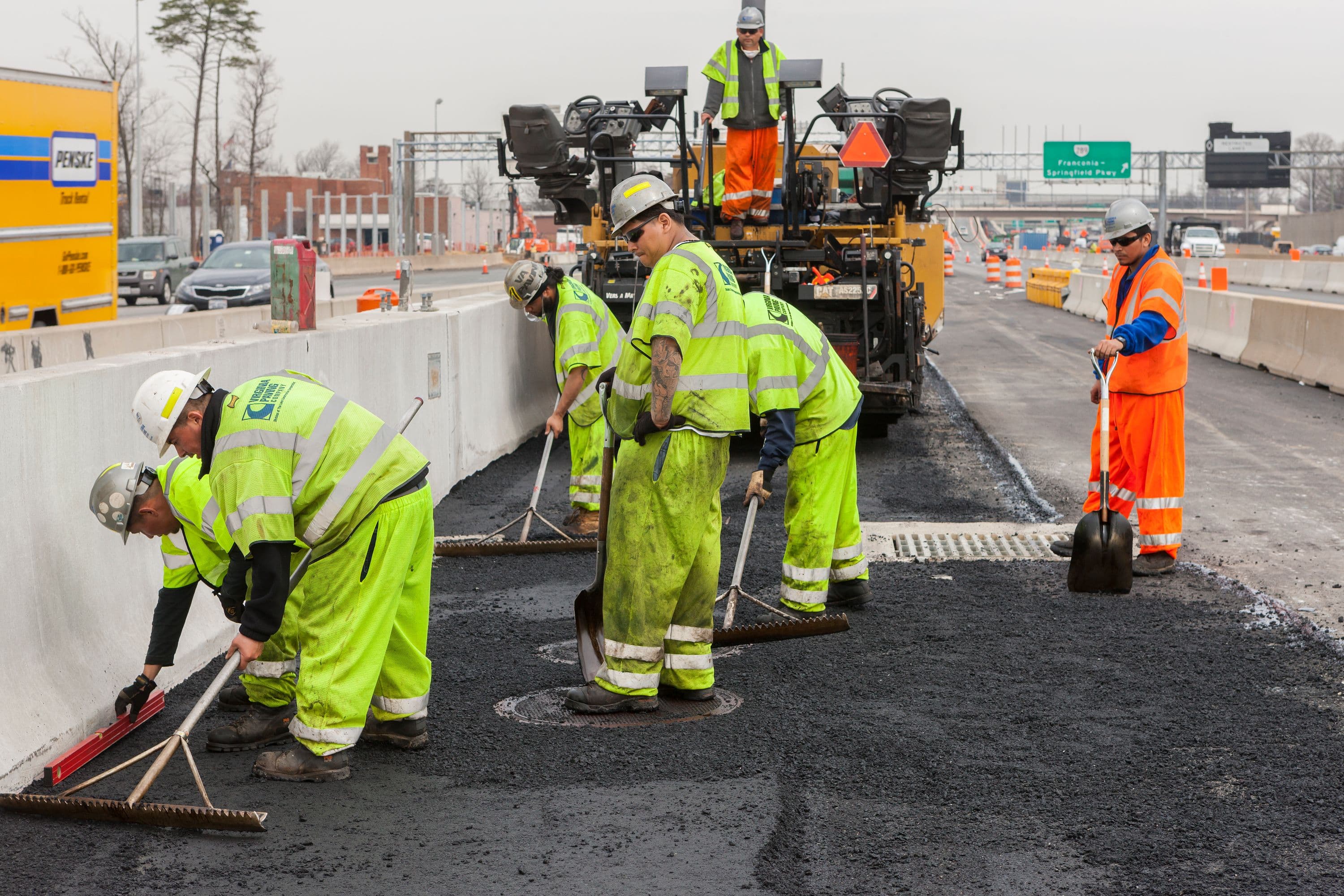 I-95 HOT lanes paving progress
