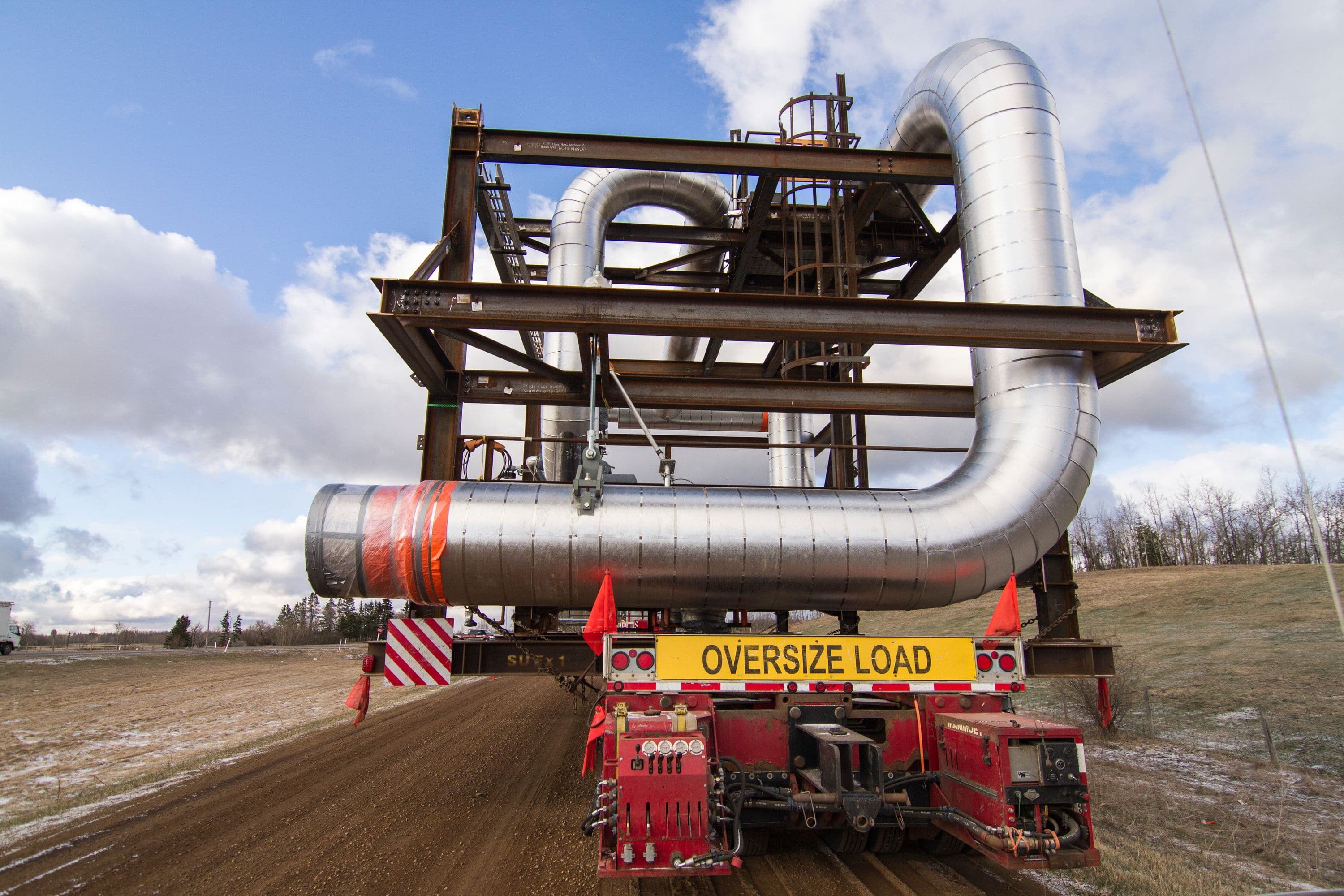 Transportation of Module 4610 CBR to site along heavy haul corridor, 2