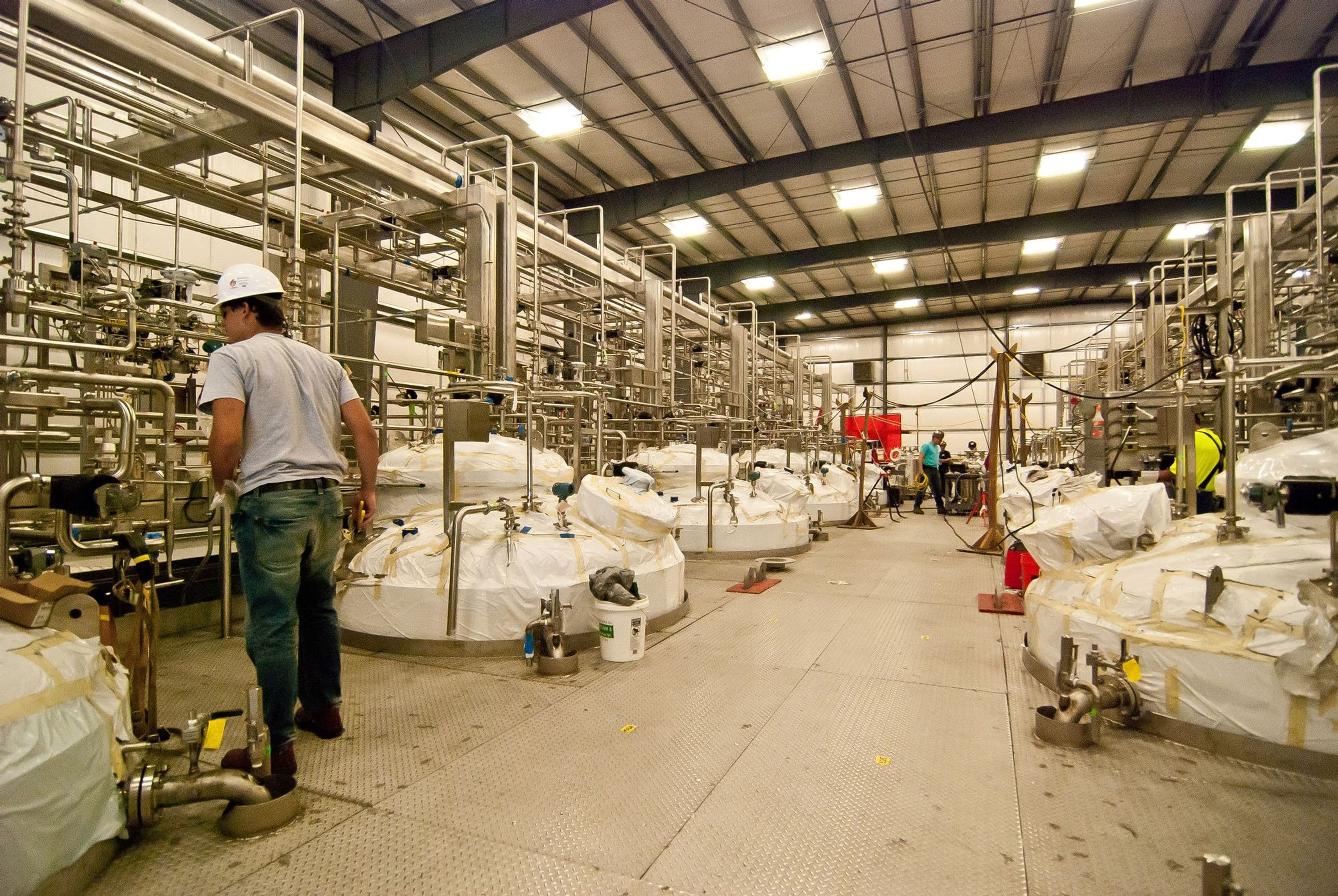 Top of precipitation vessels