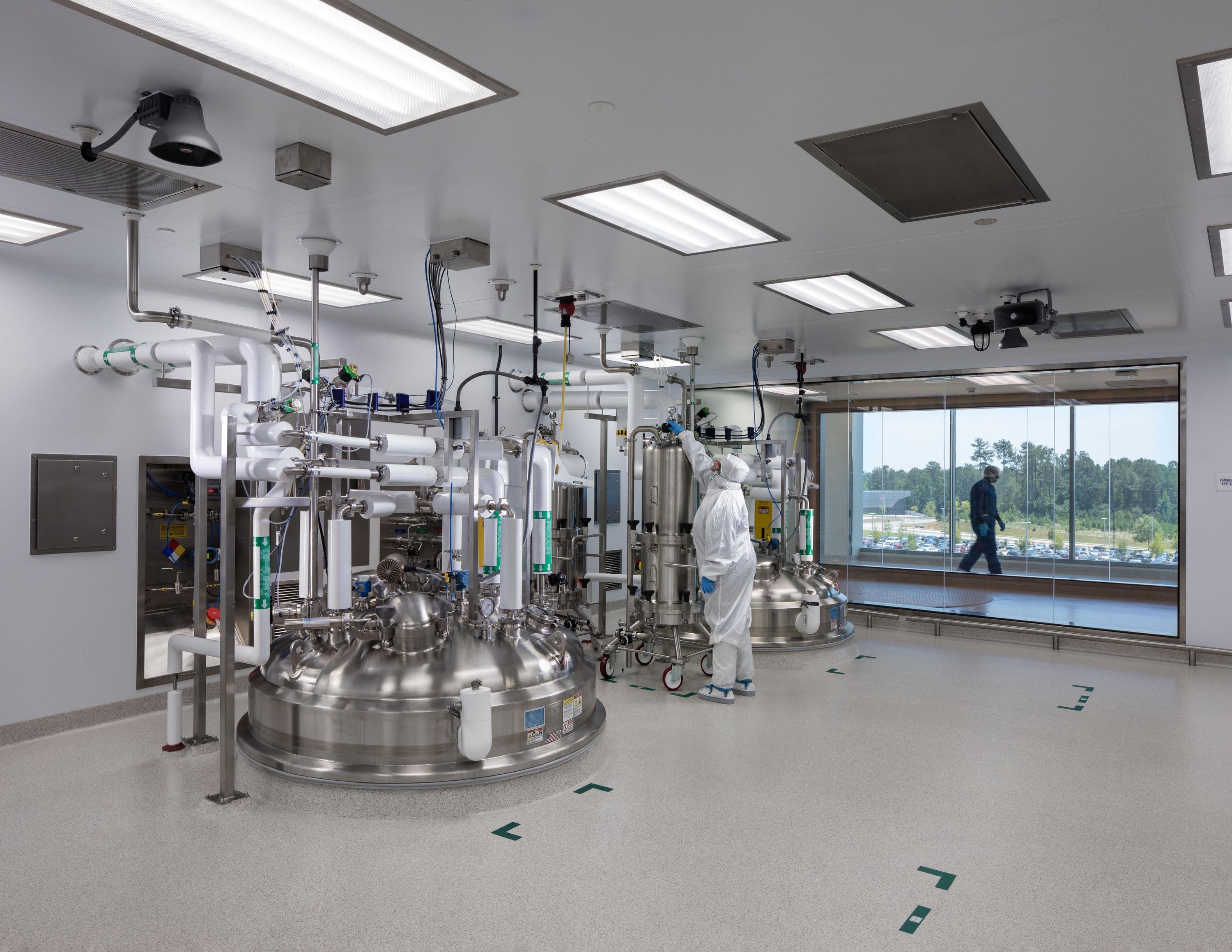 Albumin building processing area, 2