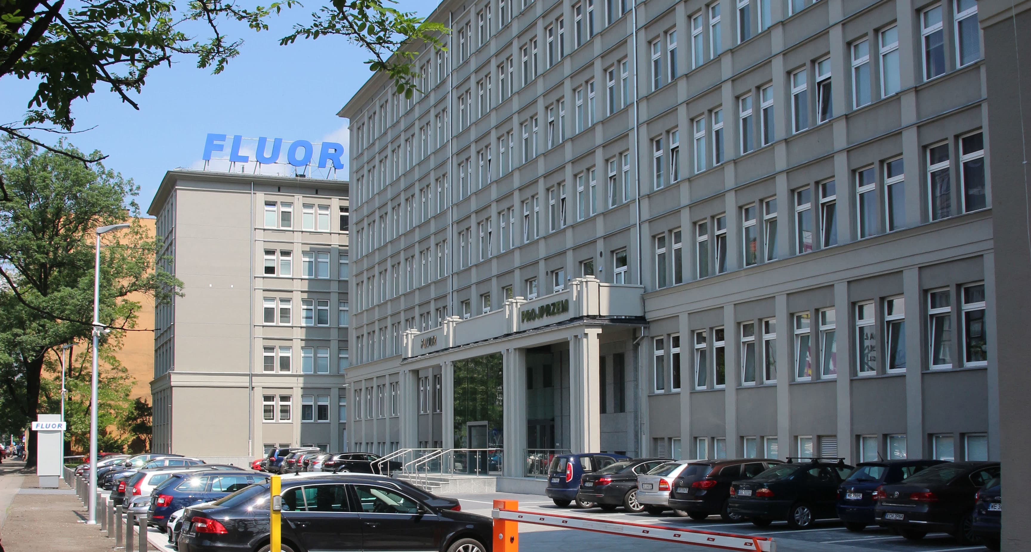 Street view of Fluor office in Gliwice, Poland