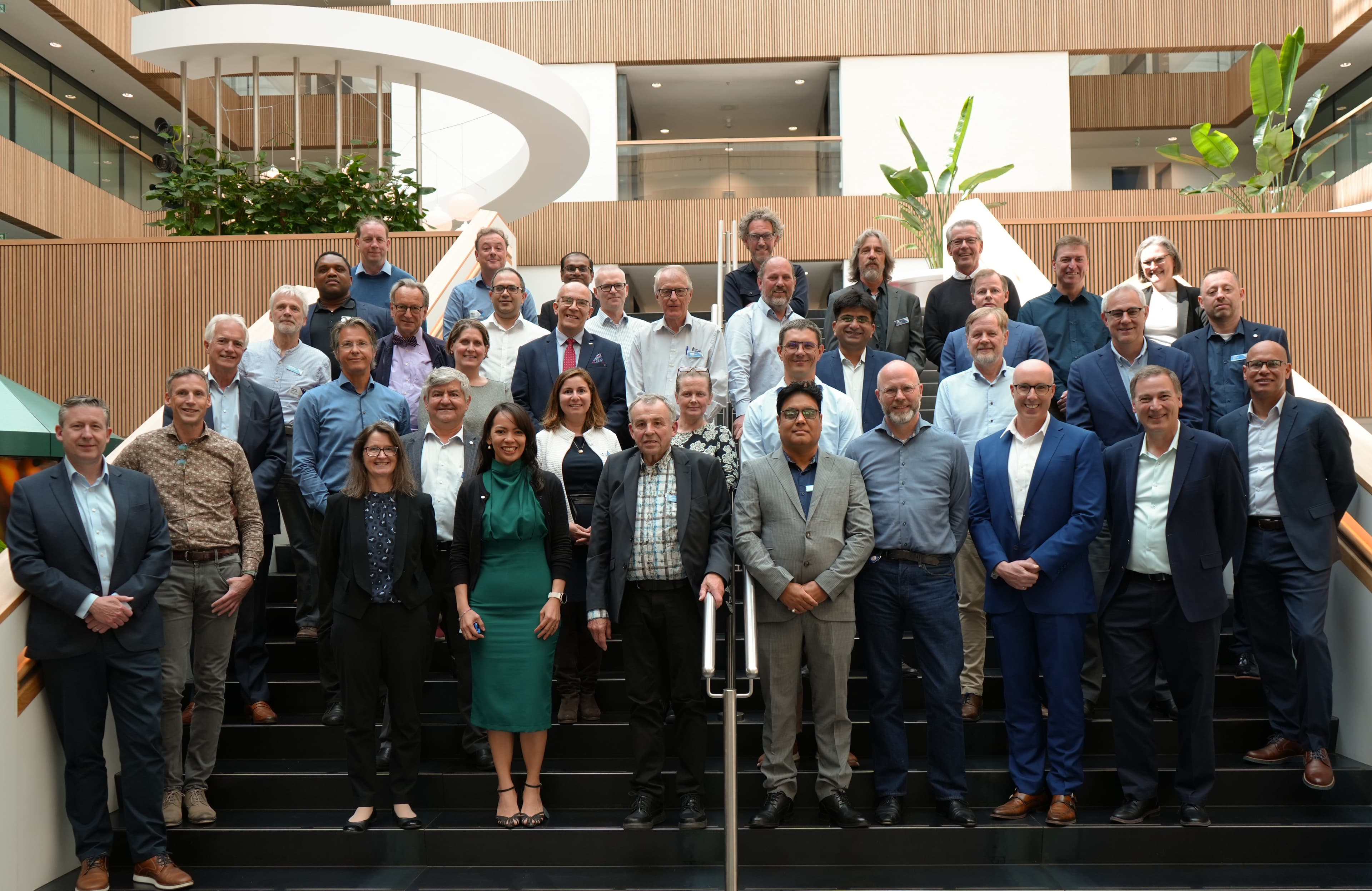 Group photo of Fluor Fellows in Amsterdam